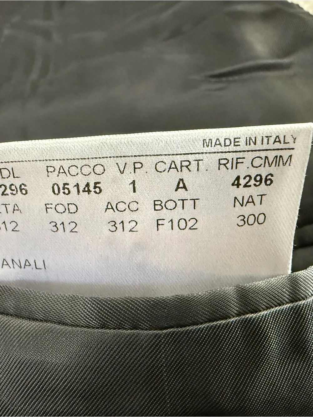 Canali Gray, Blue Blazer Coat Made In Italy 100% Wool Size EU 54 (US 44)